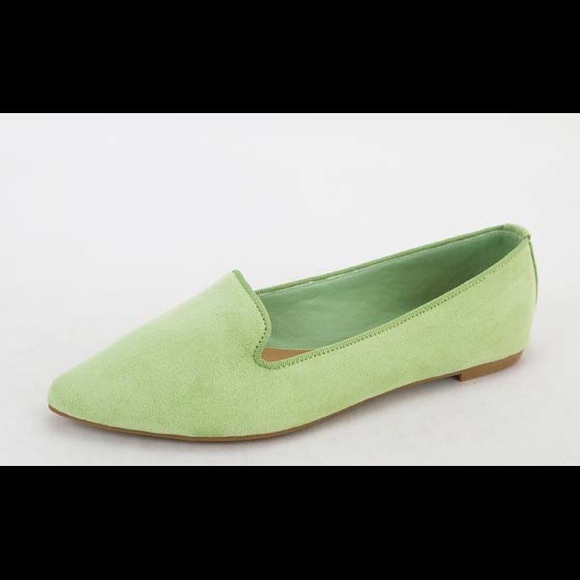 BAMBOO Shoes Nwt Mint Green Loafers Faux Suede Poshmark
